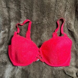 VICTORIAS SECRET Very Sexy Balconet Red Sz 34DD